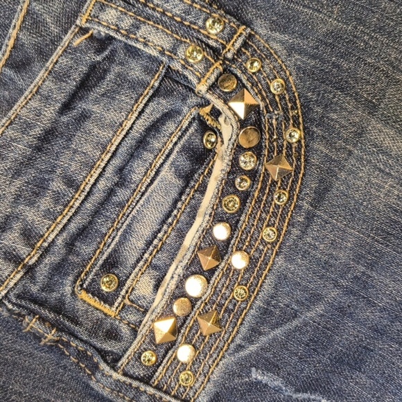 sac974👖WHBM Low Rise Boot Leg Size 6 w/ 32" Inseam Jeans - Picture 7 of 7